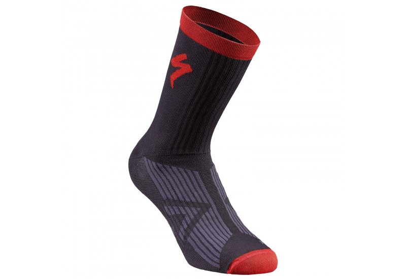 SL ELITE SOCK BLK/RED XL